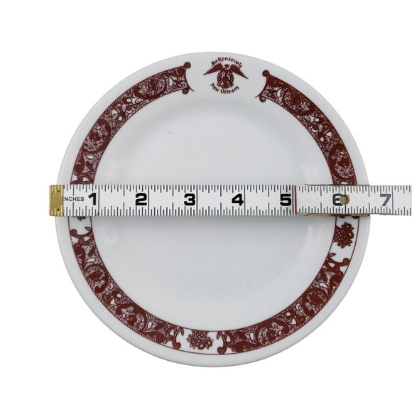 The Roosevelt Hotel Bread Plate Shenango China Vintage New Orleans USA - Picture 10 of 10